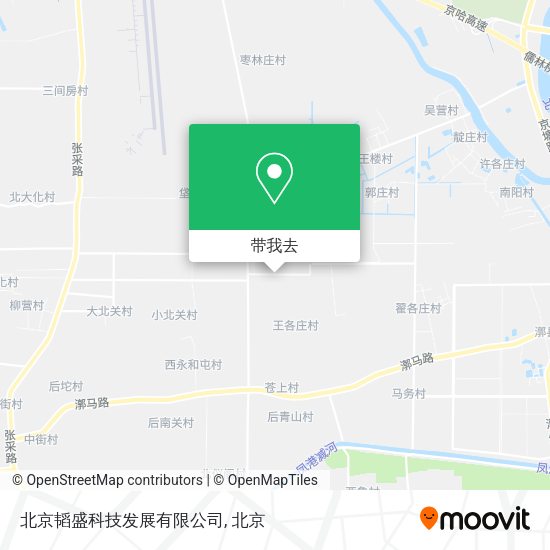 北京韬盛科技发展有限公司地图