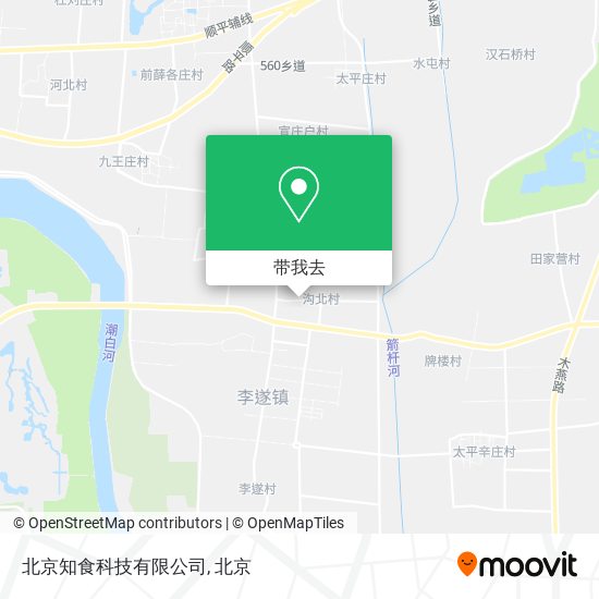 北京知食科技有限公司地图