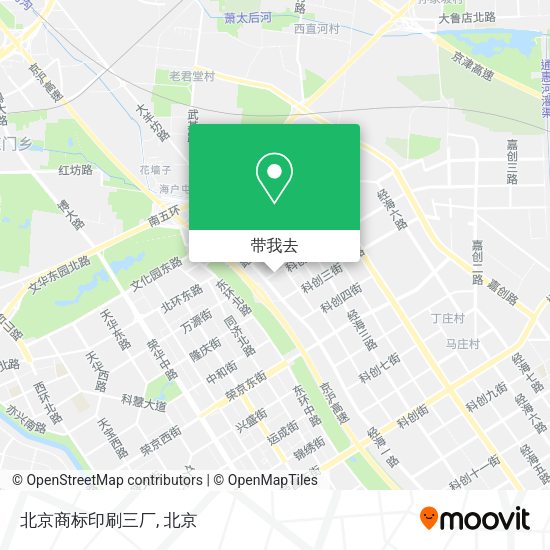 北京商标印刷三厂地图