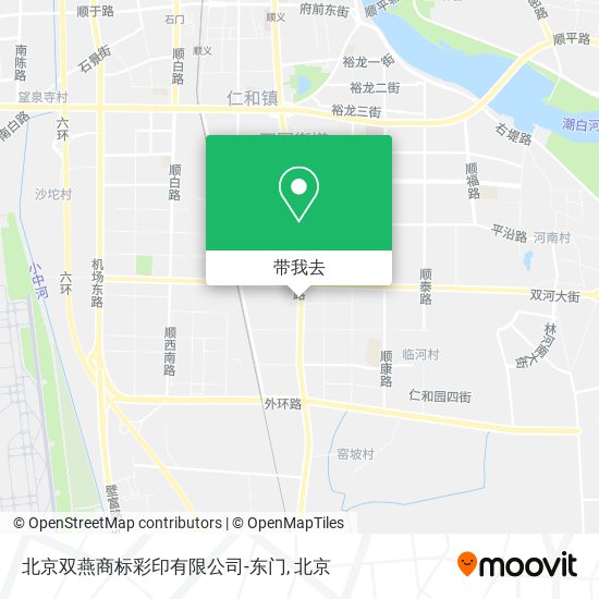 北京双燕商标彩印有限公司-东门地图