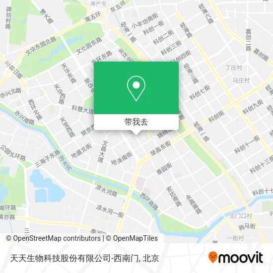 天天生物科技股份有限公司-西南门地图