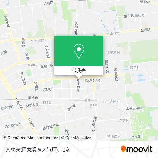 真功夫(回龙观东大街店)地图