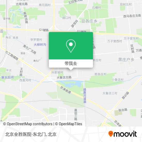 北京全胜医院-东北门地图
