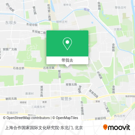 上海合作国家国际文化研究院-东北门地图