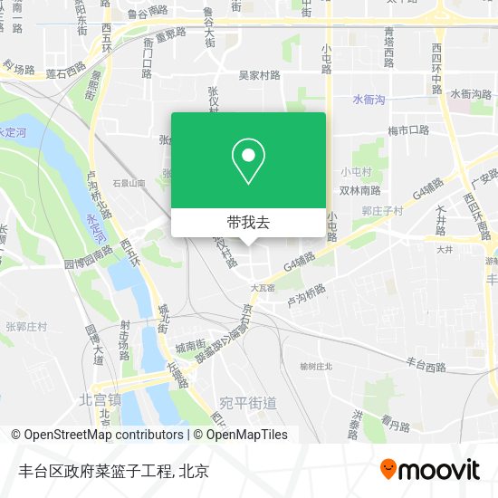 丰台区政府菜篮子工程地图