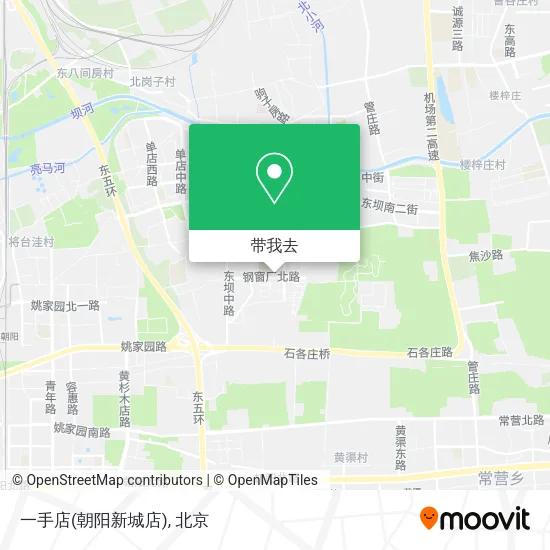 一手店(朝阳新城店)地图