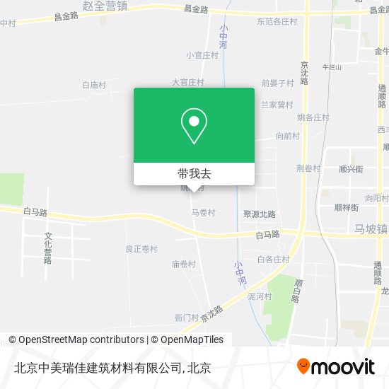 北京中美瑞佳建筑材料有限公司地图