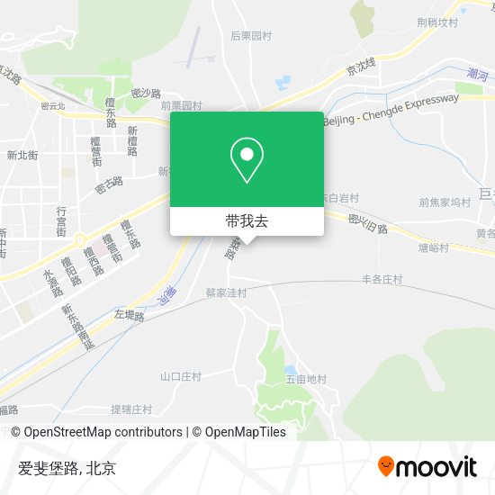 爱斐堡路地图