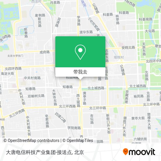 大唐电信科技产业集团-接送点地图
