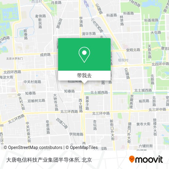 大唐电信科技产业集团半导体所地图