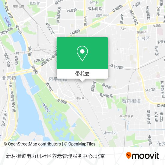 新村街道电力机社区养老管理服务中心地图