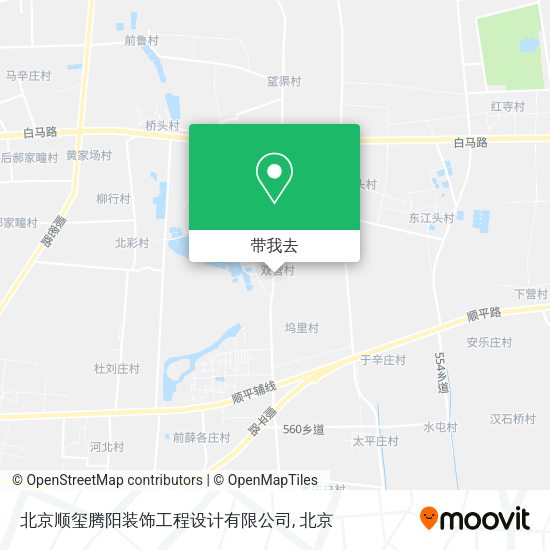 北京顺玺腾阳装饰工程设计有限公司地图
