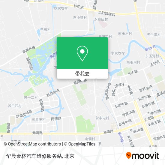 华晨金杯汽车维修服务站地图