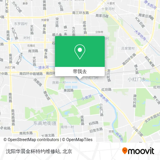 沈阳华晨金杯特约维修站地图