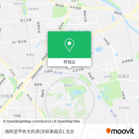 德民堂平价大药房(京旺家园店)地图