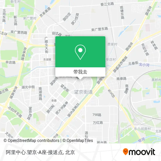 阿里中心.望京-A座-接送点地图