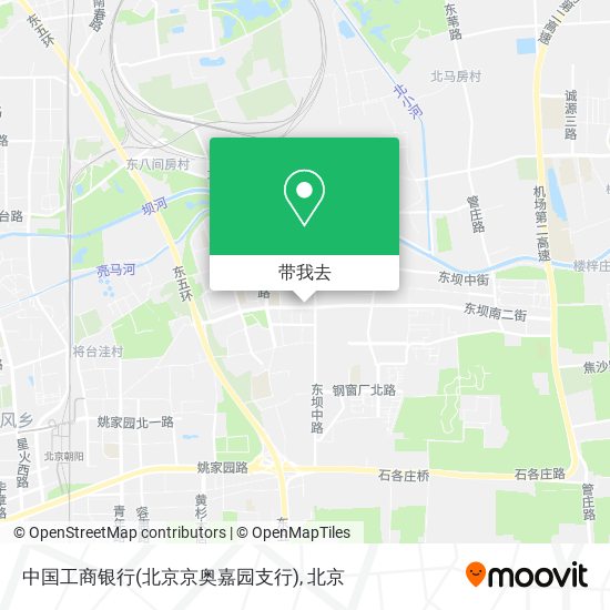 中国工商银行(北京京奥嘉园支行)地图