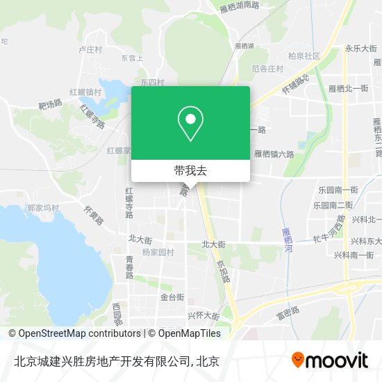 北京城建兴胜房地产开发有限公司地图