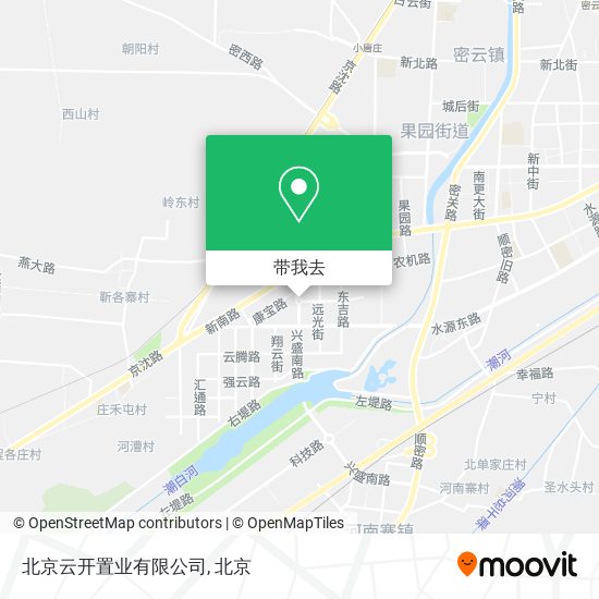 北京云开置业有限公司地图