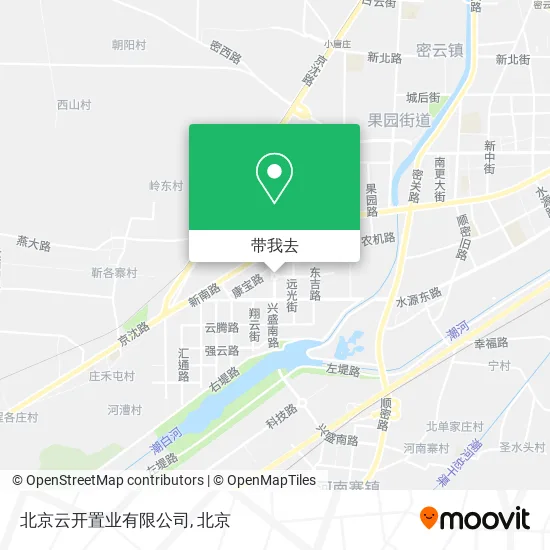 北京云开置业有限公司地图