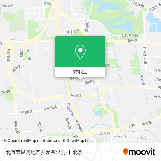 北京荣民房地产开发有限公司地图