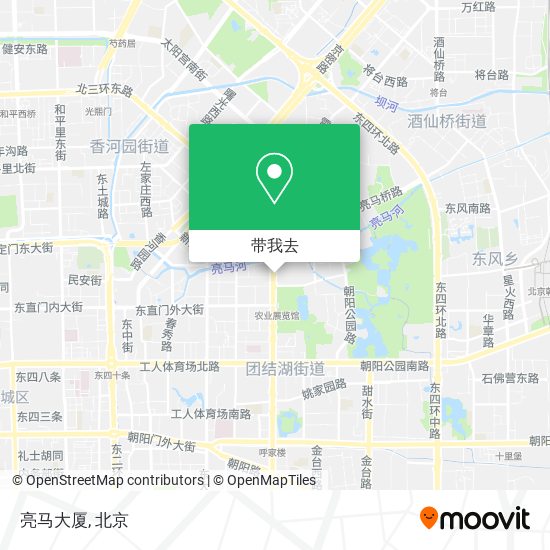 亮马大厦地图