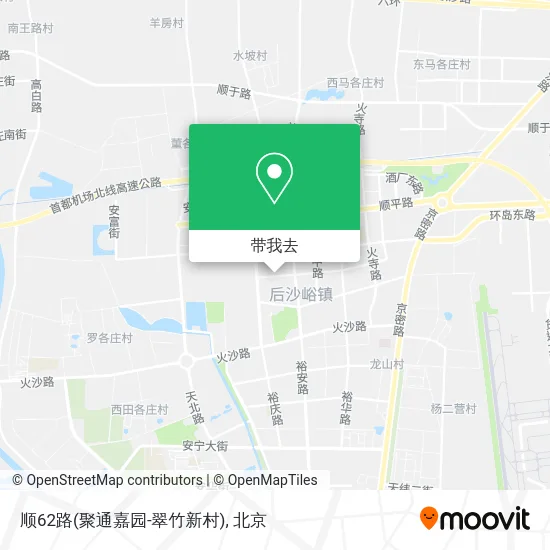 顺62路(聚通嘉园-翠竹新村)地图