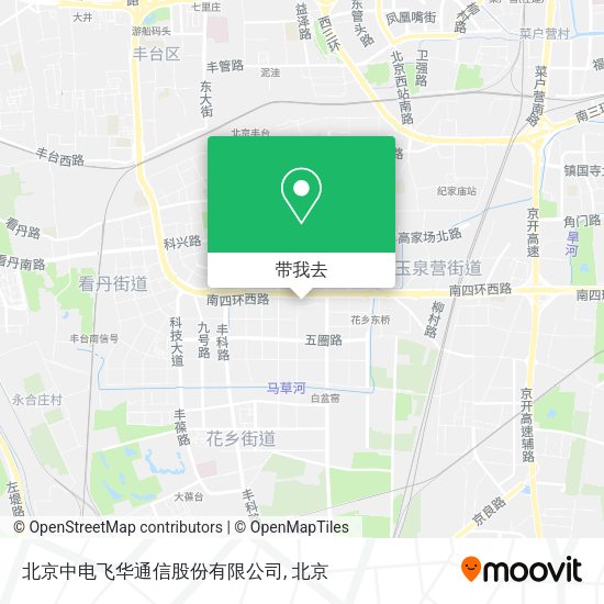 北京中电飞华通信股份有限公司地图