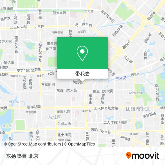 东扬威街地图