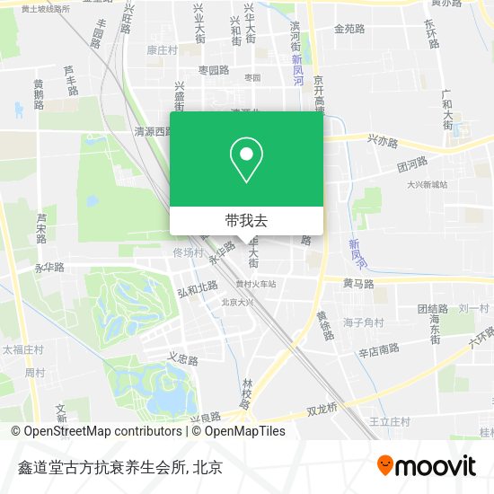 鑫道堂古方抗衰养生会所地图