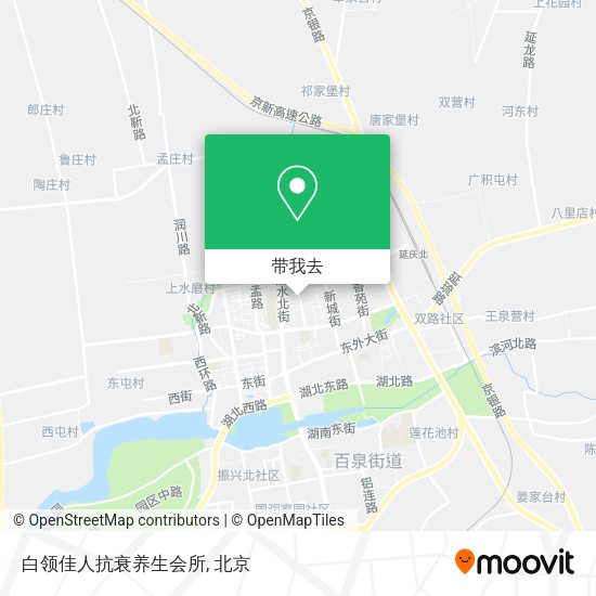 白领佳人抗衰养生会所地图