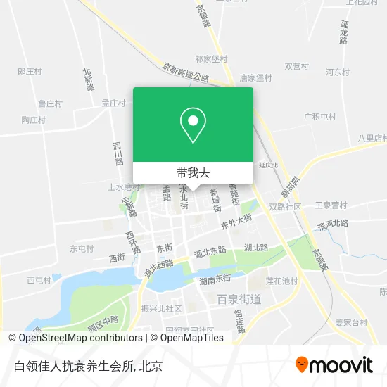 白领佳人抗衰养生会所地图