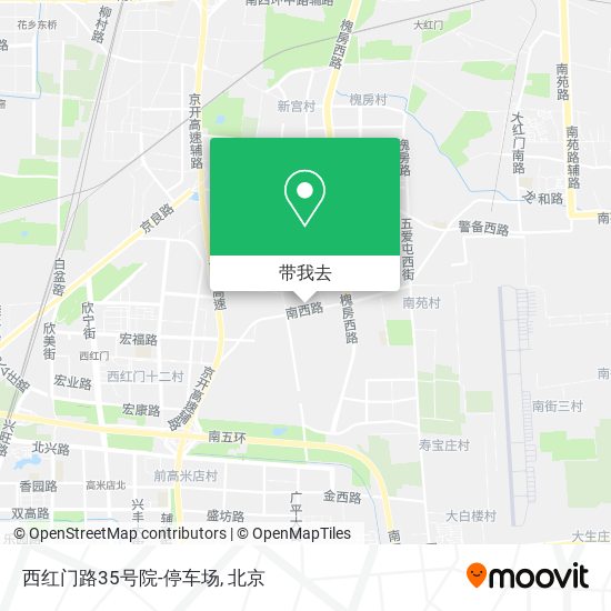 西红门路35号院-停车场地图