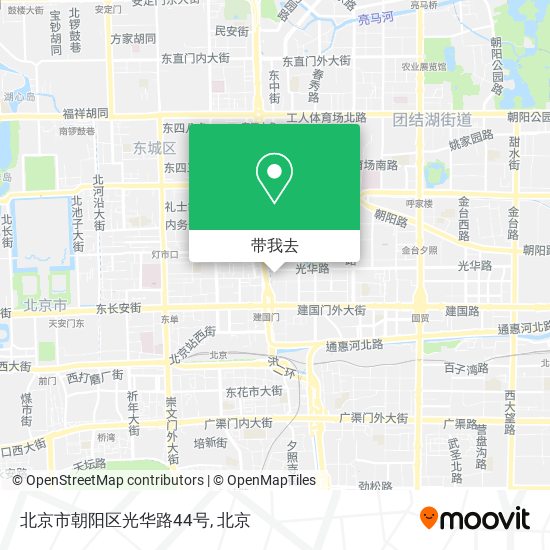 北京市朝阳区光华路44号地图