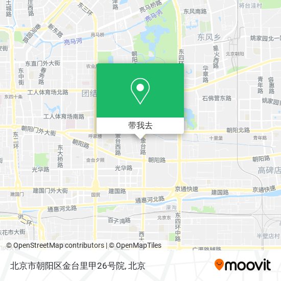 北京市朝阳区金台里甲26号院地图