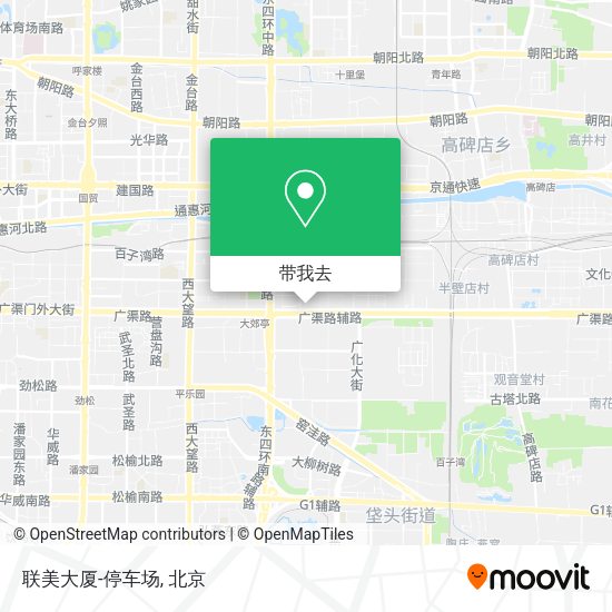 联美大厦-停车场地图