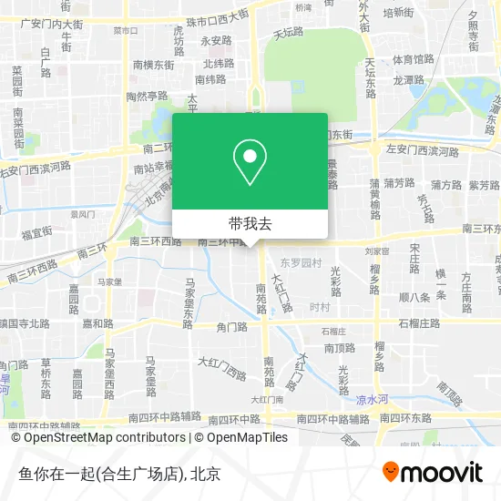鱼你在一起(合生广场店)地图