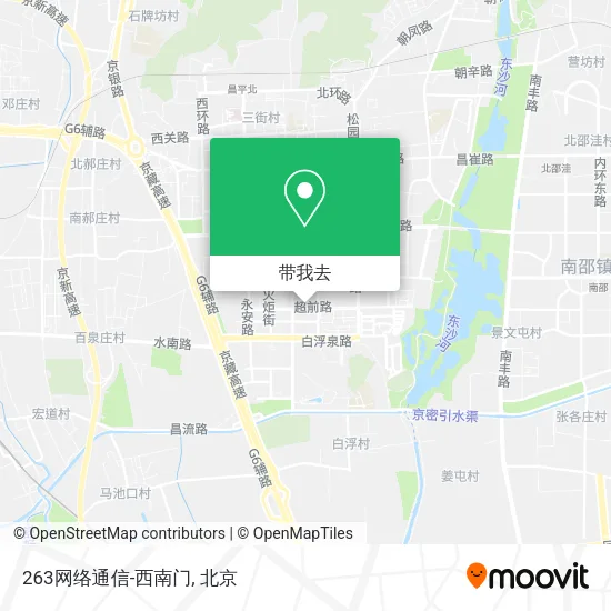 263网络通信-西南门地图