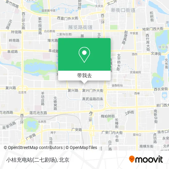小桔充电站(二七剧场)地图
