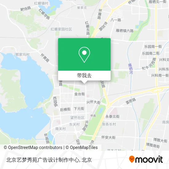 北京艺梦秀苑广告设计制作中心地图