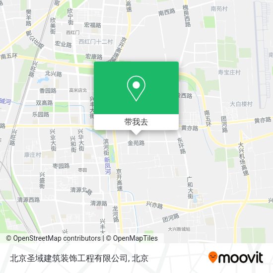 北京圣域建筑装饰工程有限公司地图