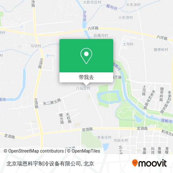 北京瑞恩科宇制冷设备有限公司地图