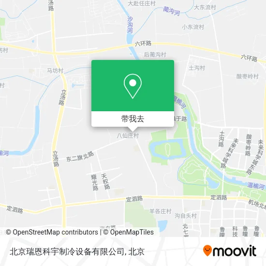 北京瑞恩科宇制冷设备有限公司地图