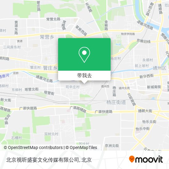 北京视听盛宴文化传媒有限公司地图