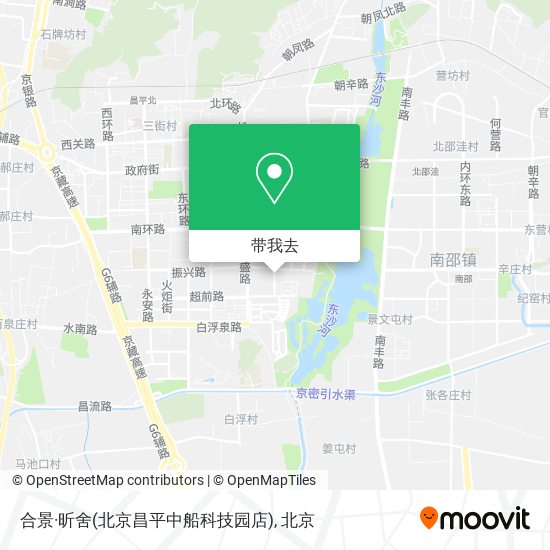 合景·昕舍(北京昌平中船科技园店)地图