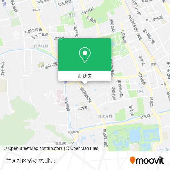 兰园社区活动室地图