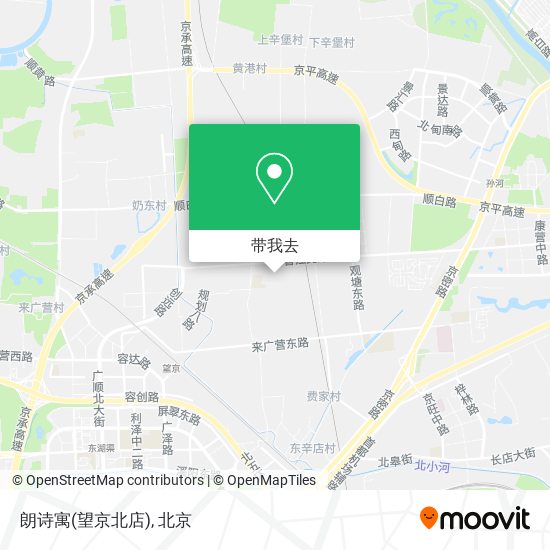 朗诗寓(望京北店)地图