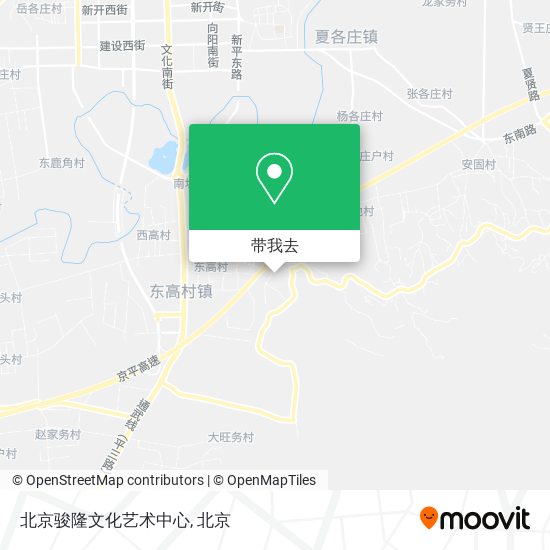 北京骏隆文化艺术中心地图