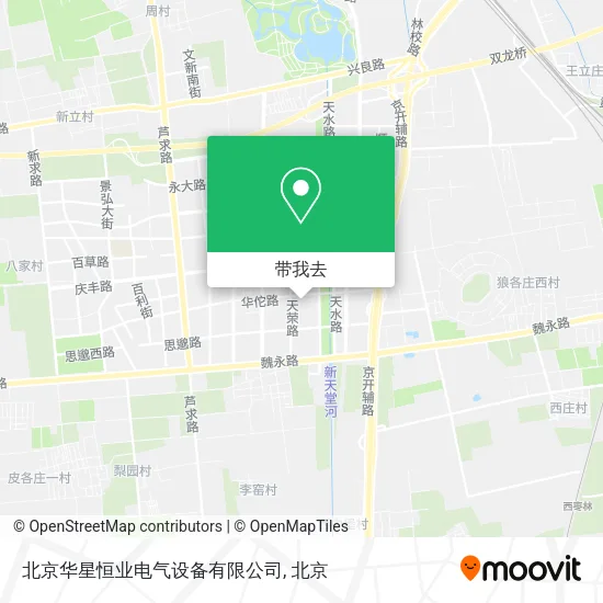 北京华星恒业电气设备有限公司地图