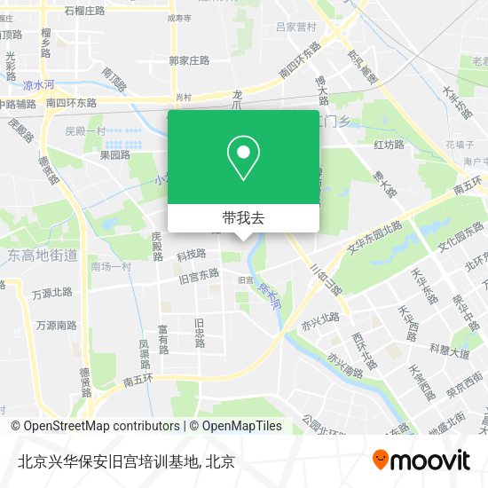 北京兴华保安旧宫培训基地地图